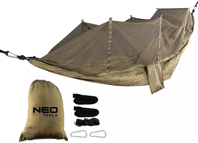 Hamak z moskitierą Neo Tools 330 x 140 cm (5907558454055)