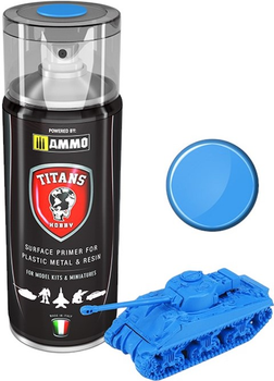 Фарба-спрей Ammo Titans Hobby Matt Primer Space Blue 400 мл (7426842918878)