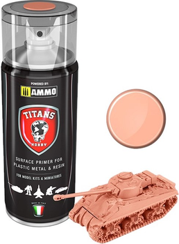 Farba w sprayu Ammo Titans Hobby Matt Primer Flesh Tone 400 ml (7426842919530)