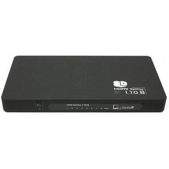 Розгалужувач відеосигналу HDMI Viewcon 1xHDMI (вхід) -> 8xHDMI (вихід) Black (VE405)