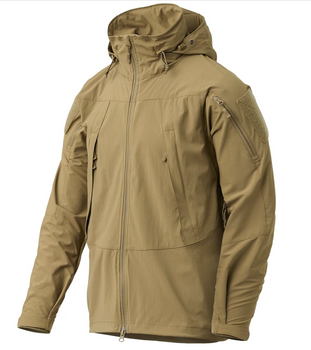 Куртка вітровка Helikon Trooper StormStretch Softshell MK2 - Coyote Койот XL