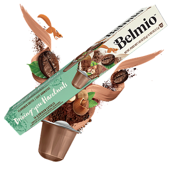 Кофе в капсулах Nespresso Belmio Driving you Hazelnuts 10шт