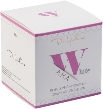 Крем відновлюючий з комплексом AHA кислот Dr.Yudina L White 50ml (М4)