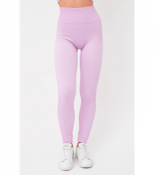 Спортивные бесшовные леггинсы - Giulia - LEGGINGS RIB - L/XL - Orchid Bloom