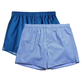 Комплект трусов боксеров из хлопка G.LVOV Double Blue (3XL) – синий