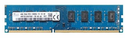 Оперативна пам'ять SK hynix DDR3 4Gb 2Rx8 1600Mhz PC3-12800U-11-12-B1 HMT351U6EFR8C-PB N0 AA