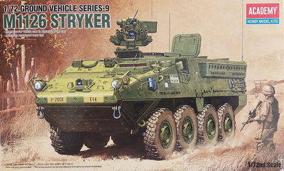 Model do składania Academy transporter opancerzony M1126 Stryker Poziom 2 Skala 1:72 (0603550134111)