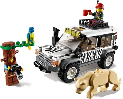 Zestaw klocków Lego City Terenówka na safari 168 elementów (60267)