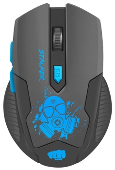 Mysz Fury Stalker Wireless Black-Blue (NFU-1320)