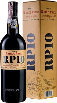Вино Ramos Pinto Tawny 10YO Porto Quinta Ervamoira червоне солодке 0.75 л 20% (5601332000703)