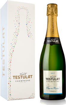Vincent Testulat Cuvee de Reserve Brut Gift Box білий брют 0.75 л
