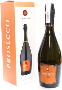 Villa Italia Prosecco Spumante Extra Dry Gift Box біле сухе 0.75 л