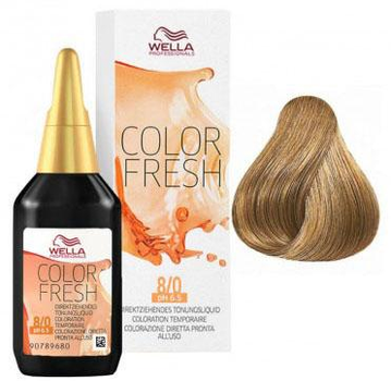 Wzmacniacz koloru barwienia Wella Professionals Color Fresh Light Blonde 8.0 75 ml (8005610584539)