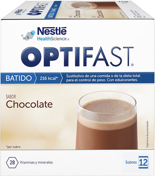 Коктейль Optifast Chocolate Shake 12 x 55 г (8470002091603)