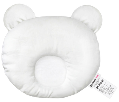 Подушка Sonex Teddy Біла 30х32 см + наволочка Бежева (SO102394)