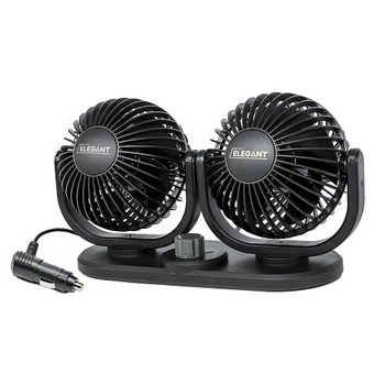 Вентилятор подвійний сферичний 12V 4" (2шв) Elegant (EL 101 552)