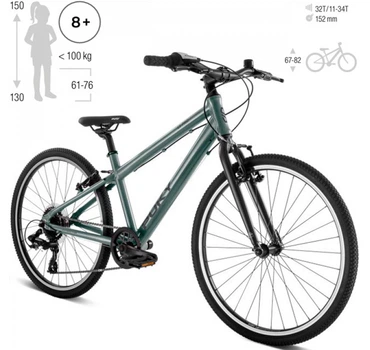 Дитячий велосипед Puky LS-PRO 24-8 Ash Blue 4493, 8 років+
