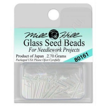 Бісер для вишивки Mill Hill Glass Seed Beads Кристал (80161)