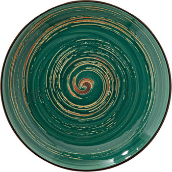 Тарелка Wilmax Spiral Green круглая 20.5 см (WL-669512/A)