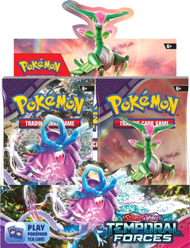 Ігрові карти Pokemon TCG Scarlet and Violet Temporal Forces Booster Box (820650866395)