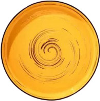 Тарелка Wilmax Spiral Yellow 23 см (WL-669419/A)