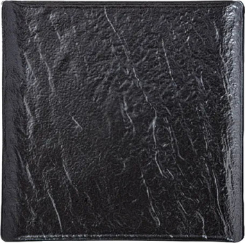 Тарелка Wilmax Slatestone Black квадратная 13х13 см (WL-661104/A)