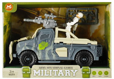 Jeep wojskowy Mega Creative Army Situational Games Military z figurką i akcesoriami (5905523606546)