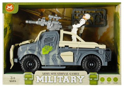 Jeep wojskowy Mega Creative Army Situational Games Military z figurką i akcesoriami (5905523606546)