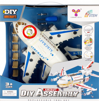 Samolot do skręcania Mega Creative Diy Assembly z figurką i akcesoriami (5904335853049)