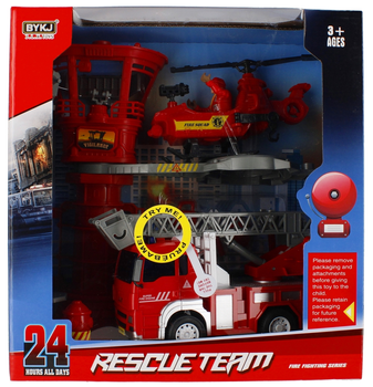 Пожежна машина Mega Creative Rescue Team зі світлом і звуком (5904335895667)