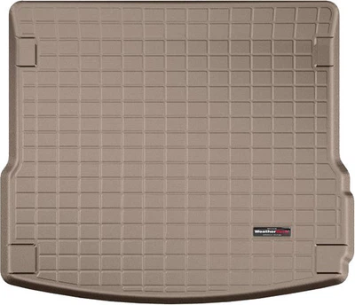 Автомобильный коврик в багажник авто Weathertech Porsche Macan 14- бежевый за 2м рядом Порше Макан WT0025608