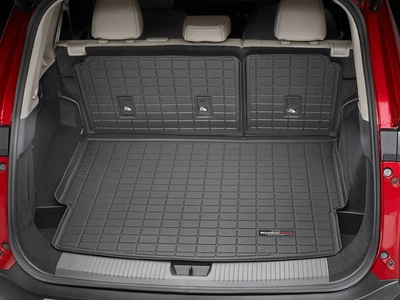 Автомобильный коврик в багажник авто Weathertech Nissan Rogue 21- черный за 2м рядом Ниссан Рог WT0031318