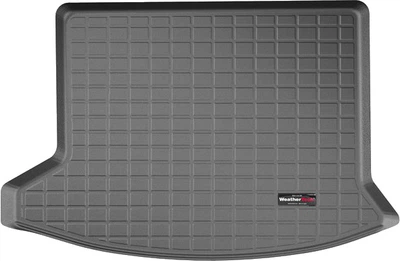 Автомобильный коврик в багажник авто Weathertech Cadillac XT4 19- черный за 2м рядом Кадиллак ХТ4 WT0032242