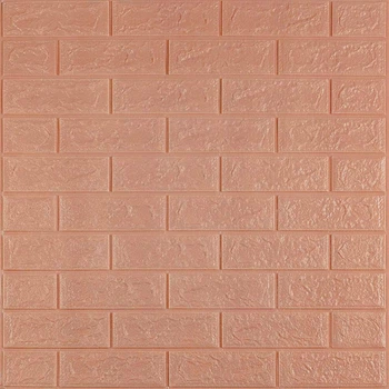3D панель самоклеюча цегла Sticker Wall Пудра 700x770x3мм (3DPanda-1716)