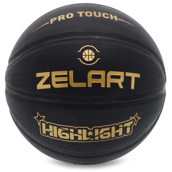 Мяч баскетбольный Zelart Highlight Gb4720 №7 Черный