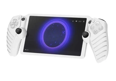 Защитный силиконовый чехол бампер Rondaful для игровой консоли PlayStation Portal PS Portal Белый