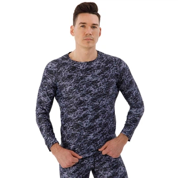 Рашгард чоловічий з довгим рукавом Domino 210-4 розмір L (170-175см) Grey-Black