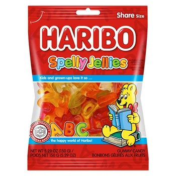 Конфеты желейные алфавит, 150 г HARIBO Spelly Jellies