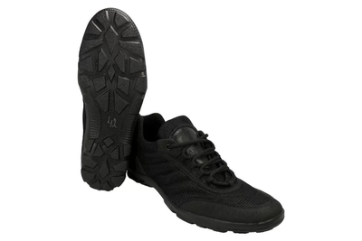 Мужские тактические кроссовки Bahram с прорезиненным носком и пятой 42р 28см черные с 3d тканью (2051)
