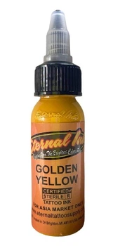 Тату фарба Eternal Ink GOLDEN YELLOW золотисто - жовтий 30 мл