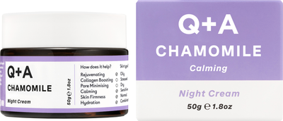 Ночной крем для лица Q+A Chamomile Calming Night Cream 50 г (5060486262038)