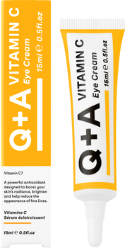 Крем для области вокруг глаз Q+A Vitamin C Eye Cream 15 мл (5060486264698)