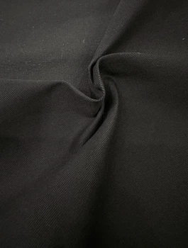 Ткань Коттон черный 285г/м2 150см 1пог.м (ADE 119)