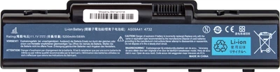 Аккумулятор 1stCharger для ноутбуков Acer AS09A61 11.1V 5200mAh Black (BN1st1016)