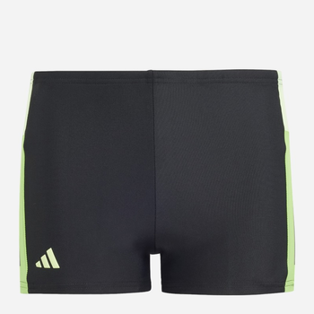 Kąpielówki chłopięce Adidas Cb 3S Boxer IK9655 152 Czarne (4067887329804)