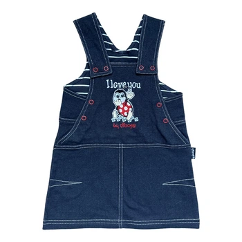 Сарафан трикотажный Jeans Nikol 80 см Синий (0468)