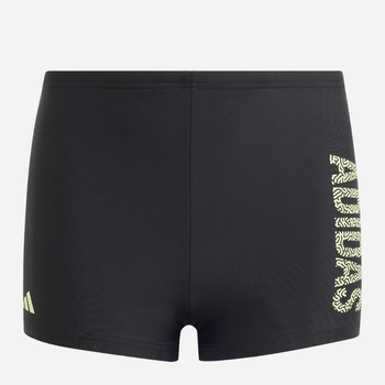 Kąpielówki chłopięce Adidas Logo Swim Bxr IK9654 146 Czarne (4067887259477)