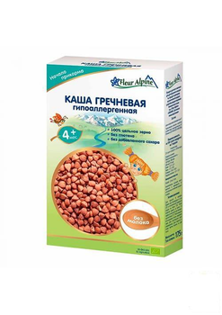 Каша FLEUR ALPINE гречана Гіпоалергенна безмолочна 1х175 г (88200)