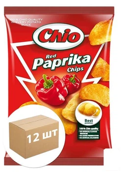 Чипсы паприка ТМ"Chio" 75г упаковка 12 шт (113344)