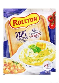 Пюре картофельное (со вкусом лука) саше ТМ "Rollton" 40г (99173)